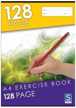 EXERCISE BOOK GNS A4 128PG