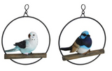 13CM BIRD IN RING 5 ASST