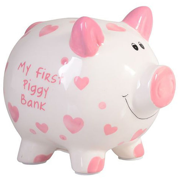 MY FIRST MONEY BOX PINK MDF