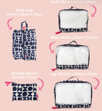 VANITY LITE PACKING CUBE-GEO NAVY 5PCE