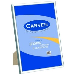 DOCUMENT FRAME CARVEN A4 SILVER