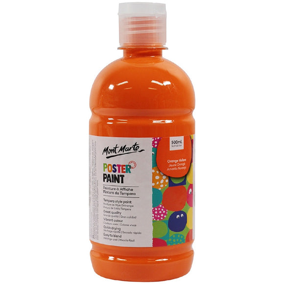 MM POSTER PAINT ORANGE YELLOW
