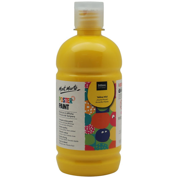 MM POSTER PAINT YELLOW MID