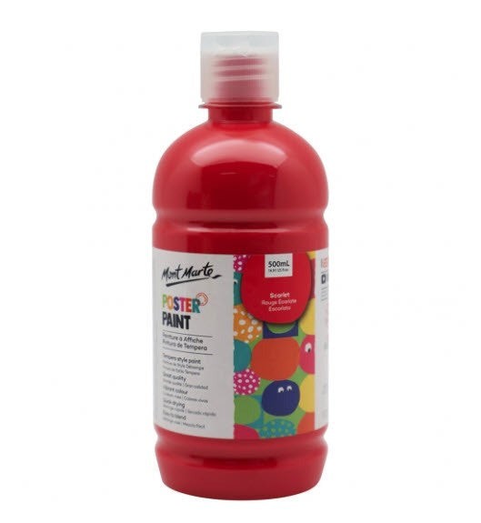 MM POSTER PAINT SCARLET