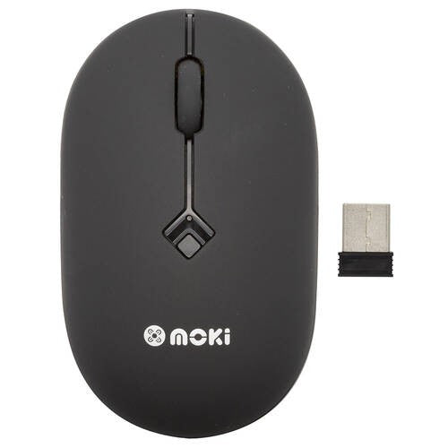 MOUSE MOKI WIRELESS OPTICAL 2.4GHZ