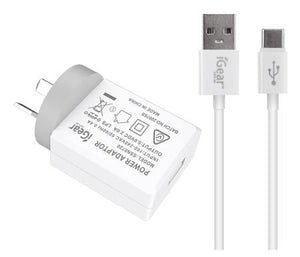 CHARGE/SYNC CABLE WHT 240V