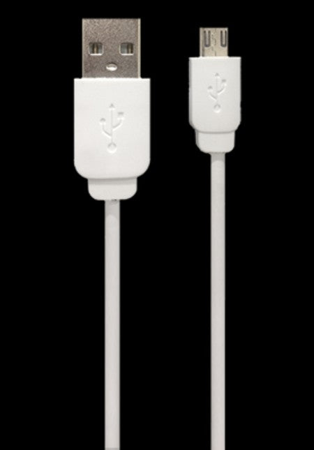 CABLE CHARGE/SYNC MICRO USB 3M WHT