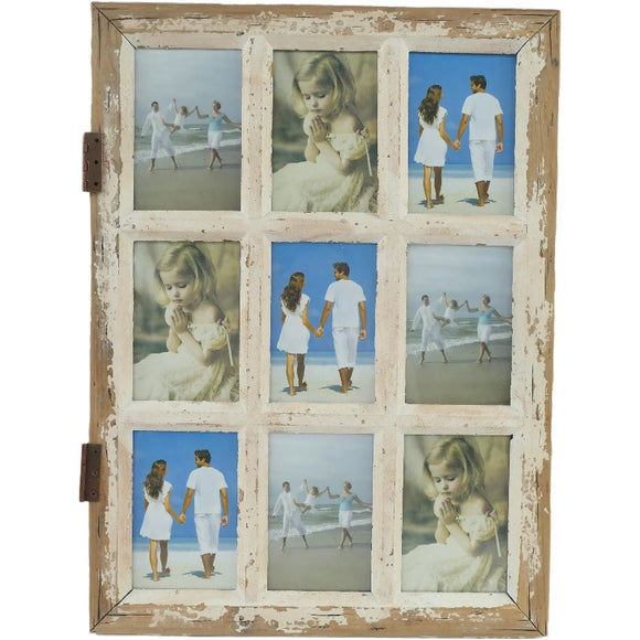 PHOTO FRAME BEACH HOUSE 'WINDOW' 9 PICTURE 