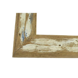 PHOTO FRAME BLUE+ WHITEWASH HANDCRAFTED 5X7"