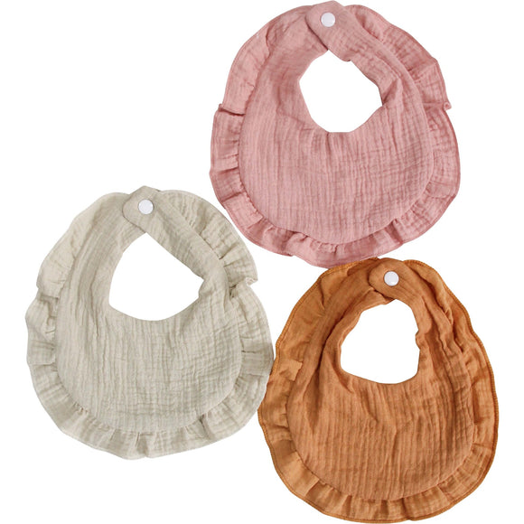 COTTON BIBS S/3 WATERFALL