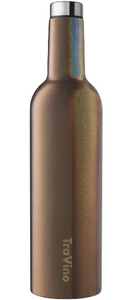TRAVINO INSULATED WINE FLASK 750ML ROSE GOLD