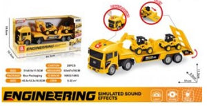 TRANSPORTER & CONSTRUCTION VEHICLES 1:16 W LIGHTS & SOUNDS