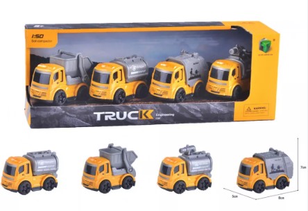 FRICTION TRUCKS 1:50 4PK