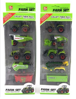 5PCE DIECAST FARM VEHICLE SET ASS