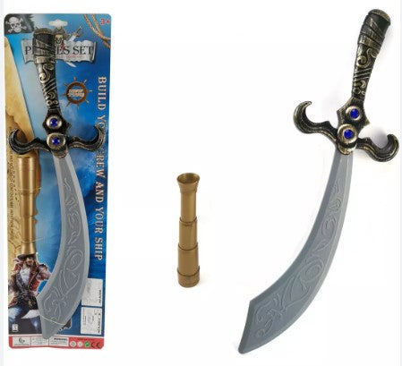 PIRATE 2PC CUTLASS & TELESCOPE