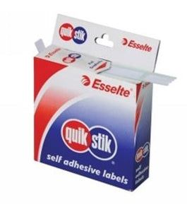 LABEL QUIK STIK DISP 24X40 WHITE