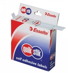 LABEL QUIK STIK DISP 44X65 WHITE