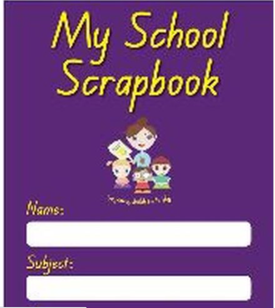 MY SCHOOL SCRAPBOOK - PURPLE