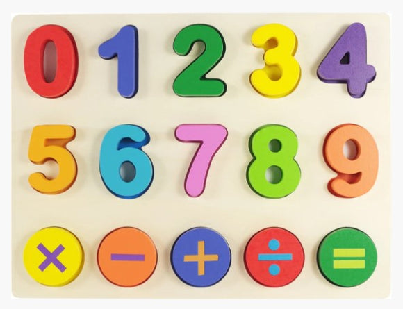 WOODEN PUZZLE NUMBERS