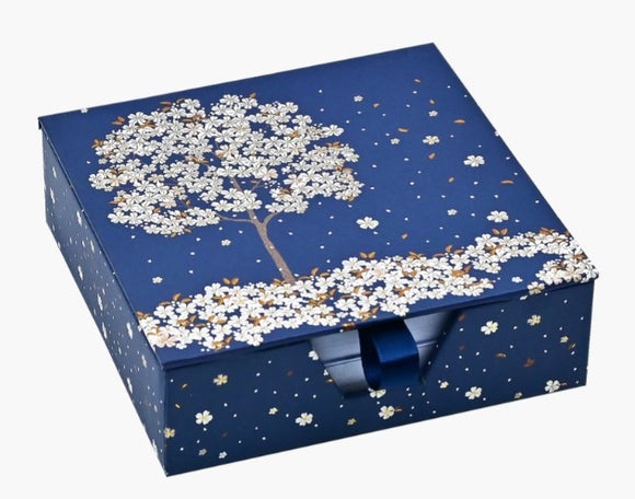 DESK NOTES FALLING BLOSSOMS