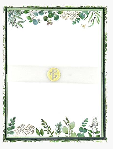 BOX STATIONERY EUCALYPTUS