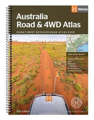 TOURING ATLAS HEMA AUSTRALIAN ROAD & 4WD HANDY
